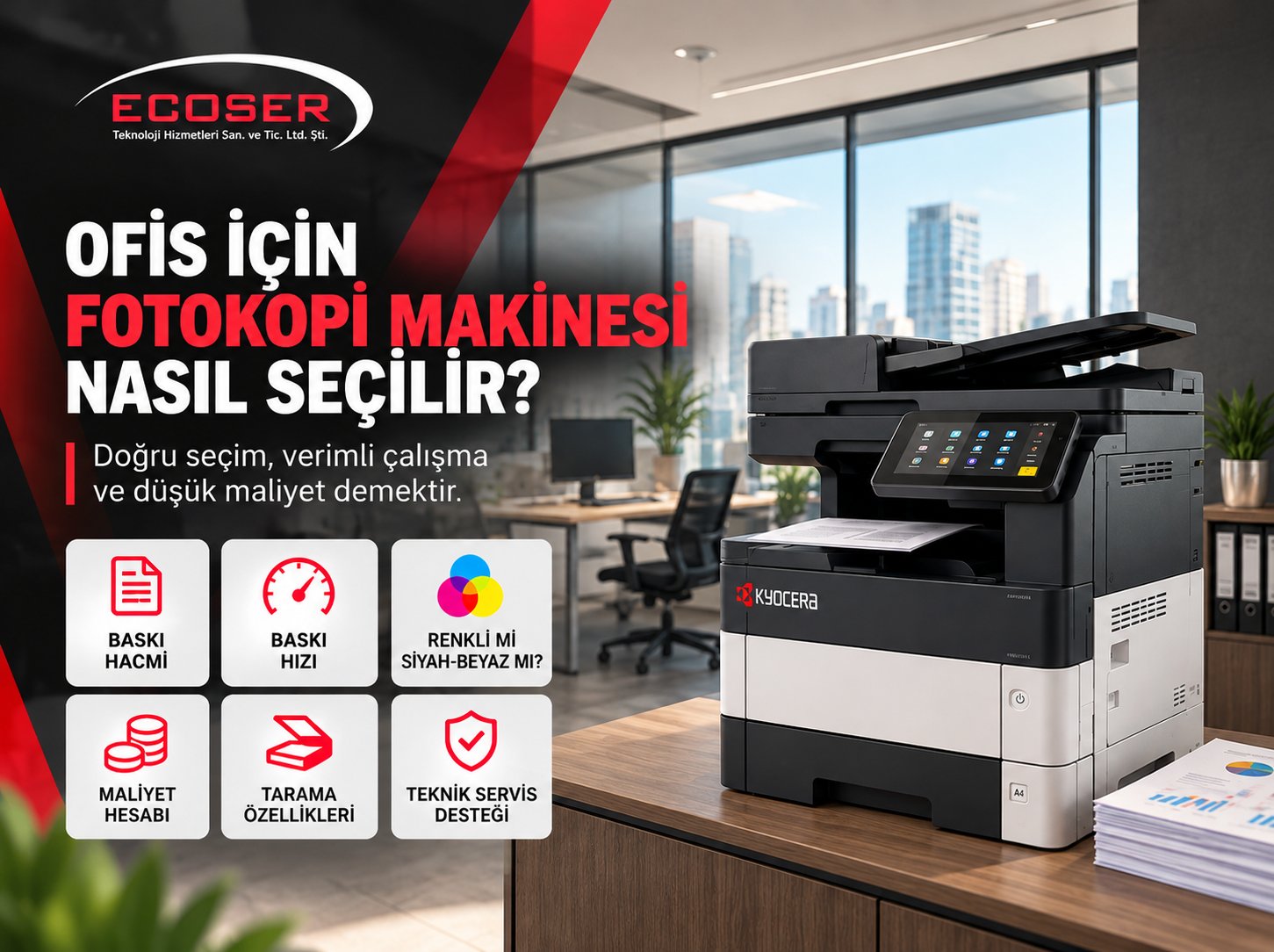 Ofis İçin Fotokopi Makinesi Nasıl Seçilir?