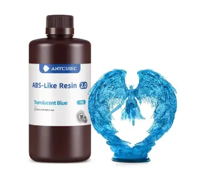 Anycubic ABS Like Resin 2.0-Translucent Blue - 1