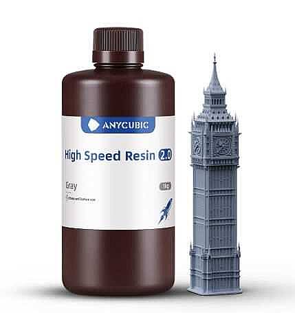 Anycubic High Speed Resin 2.0 Reçine – Gri