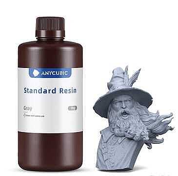 Anycubic Standart 3D Yazıcı Reçinesi – Gri