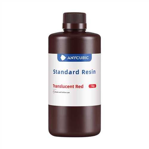 Anycubic Standard Resin-Translucent Red - 1