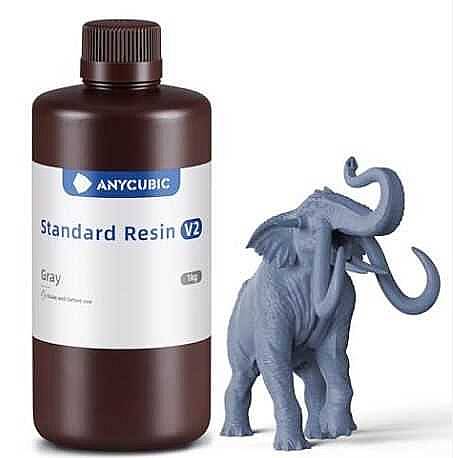 Anycubic Standart V2 3D Yazıcı Reçine – Gri - 1