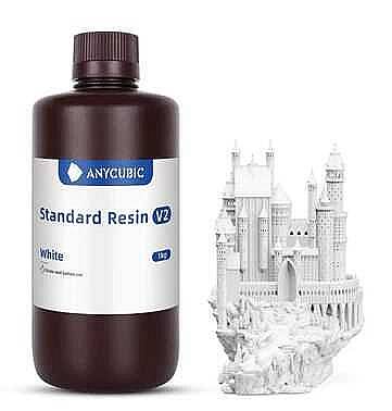 Anycubic Standart V2 3D Yazıcı Reçine – Beyaz