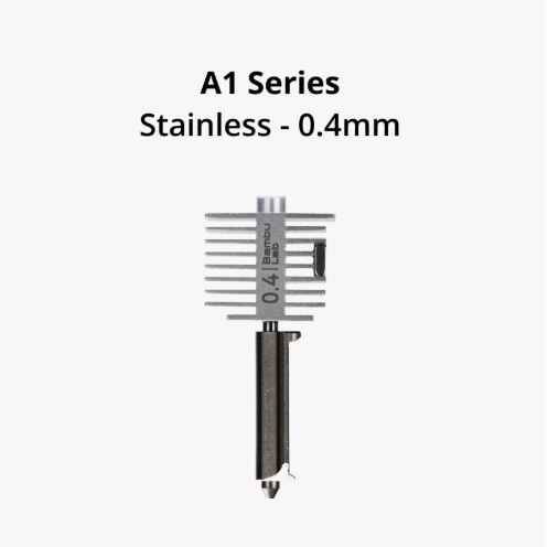 Bambu A1 Hotend with stainless steel nozzle-0.4 mm - 1