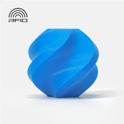 Bambu PLA Basic Cyan With Bambu Reusable Spool - 1
