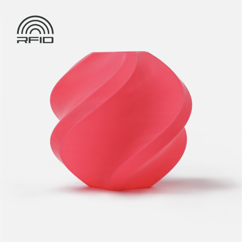 Bambu PLA Basic Pink With Bambu Reusable Spool - 1