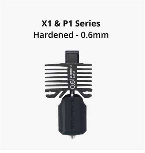 BambuLab Hotend with hardened steel nozzle 0.6mm - 1