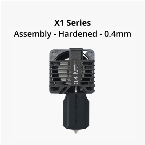 BambuLab X1 Comp. hotend ass with hard. nozzle 0.4 - 1