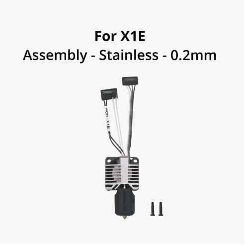 Complete hotend assembly with stainless steel nozz - 1