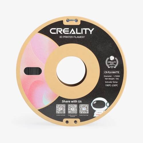 Creality CR-PLA Matte Filament – Mat Gri - 1