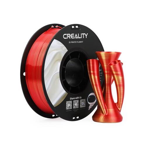 Creality CR-PLA Silk İpek Filament – Altın-Kırmızı