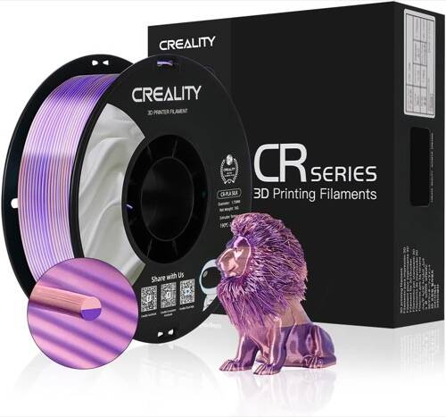 Creality CR PLA Silk Filament - Pembe Mor - 1