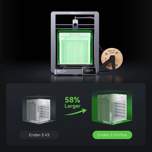 Creality Ender-3 V3 Plus CoreXZ 3D Yazıcı - 5