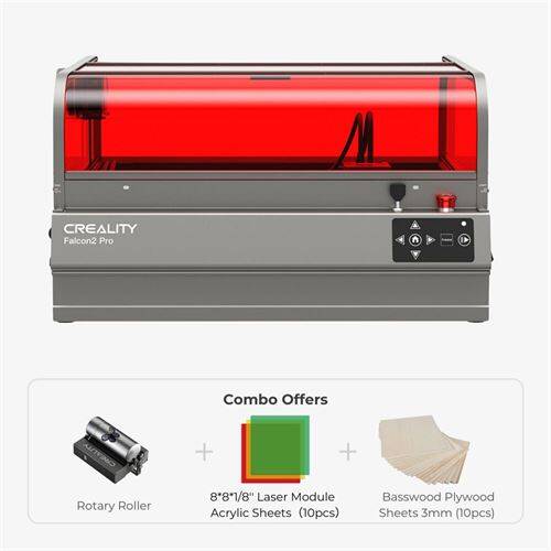 Creality Falcon2 Pro 40W Lazer Kesim ve Gravür Makinesi - 3