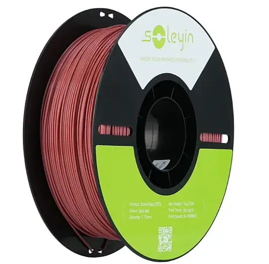 Creality Soleyin Basic PETG Filament - Tuğla Kırmızısı
