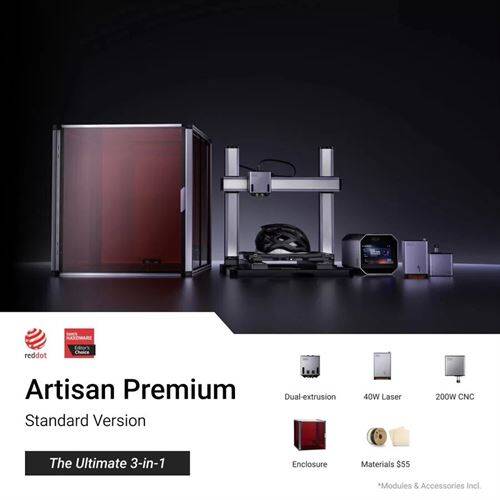 Snapmaker Artisan Premium 3-in-1 Çok Fonksiyonlu 3D Yazıcı - 2