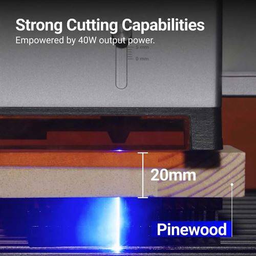 Snapmaker Ray 40W Lazer Gravür ve Kesim Makinesi - 4